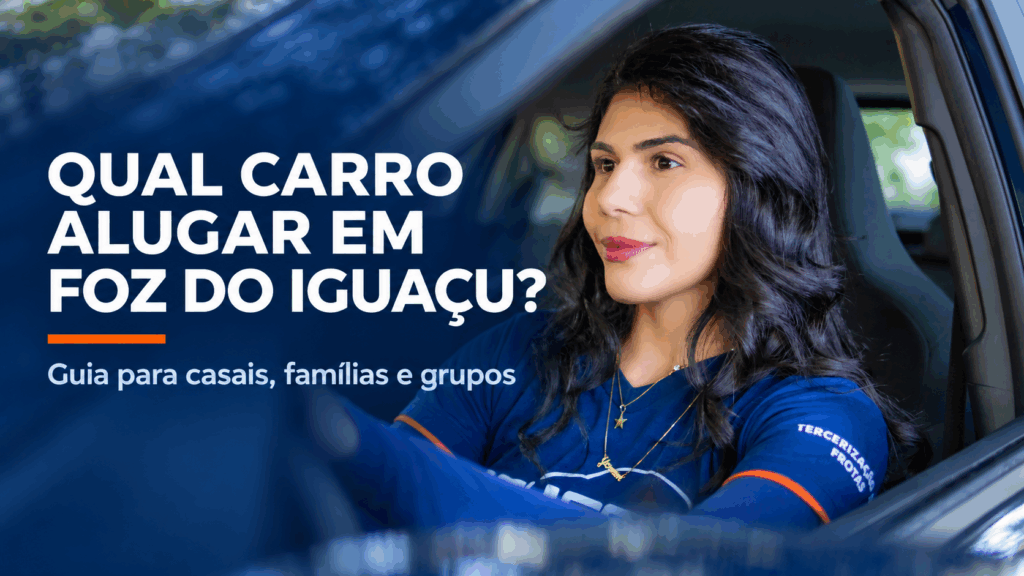Motorista da IguFoz em capa sobre qual carro alugar em Foz do Iguaçu